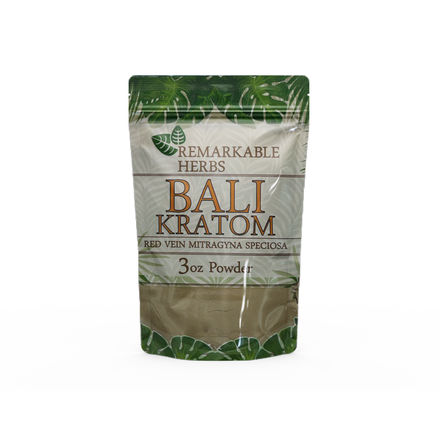 Remarkable Herbs  Bali Kratom Red Vein Mitragyna Speciosa