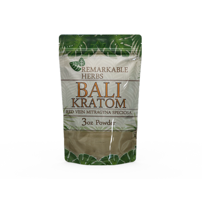 Remarkable Herbs  Bali Kratom Red Vein Mitragyna Speciosa