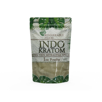 Remarkable Herbs Indo Kratom Green Vein Mitragyna Speciosa