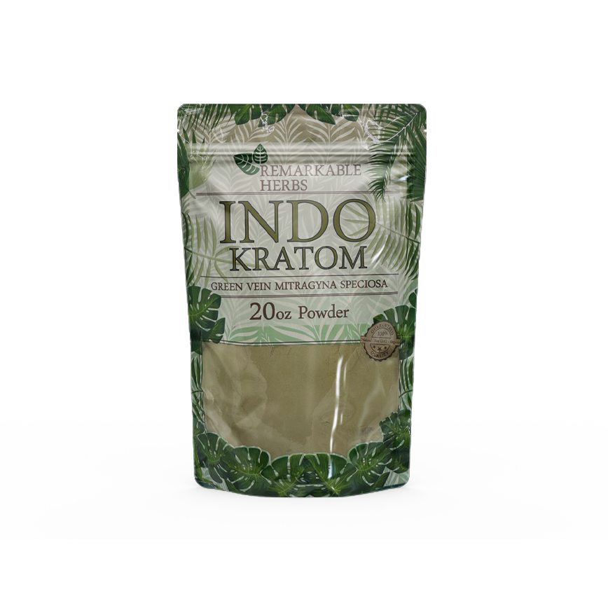Remarkable Herbs Indo Kratom Green Vein Mitragyna Speciosa