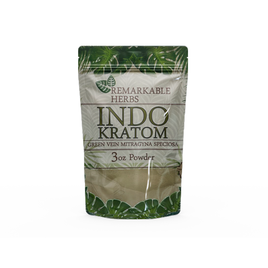 Remarkable Herbs Indo Kratom Green Vein Mitragyna Speciosa