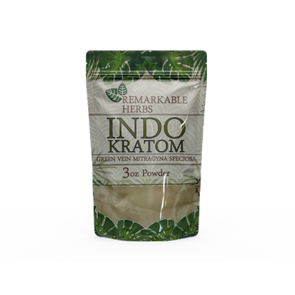 Remarkable Herbs Indo Kratom Green Vein Mitragyna Speciosa