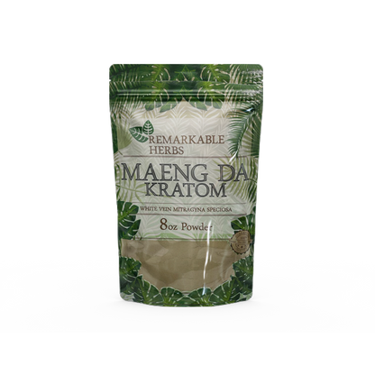 Remarkable Herbs  Maeng Da Kratom White Vein Mitragyna Speciosa