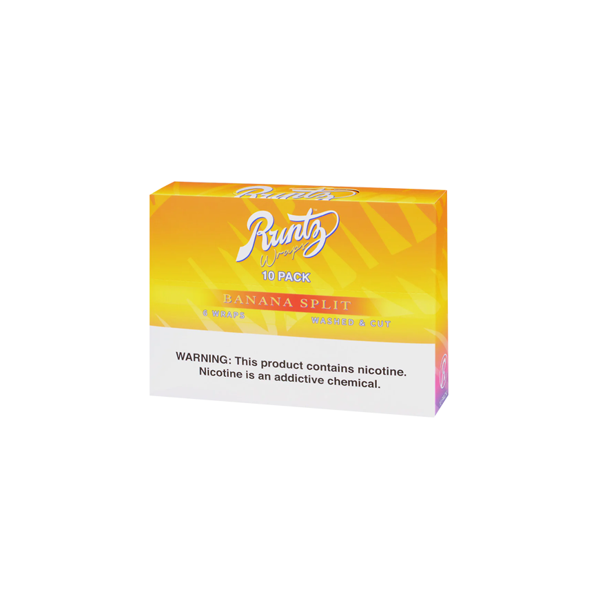 Runtz Wraps Banana Split 6 Wraps 10Ct