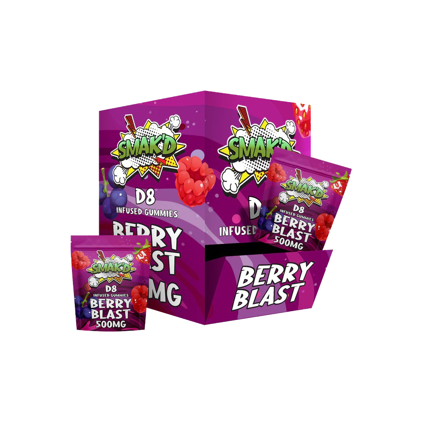 SMAK'D Infused Gummies Berry Blast 30Ct