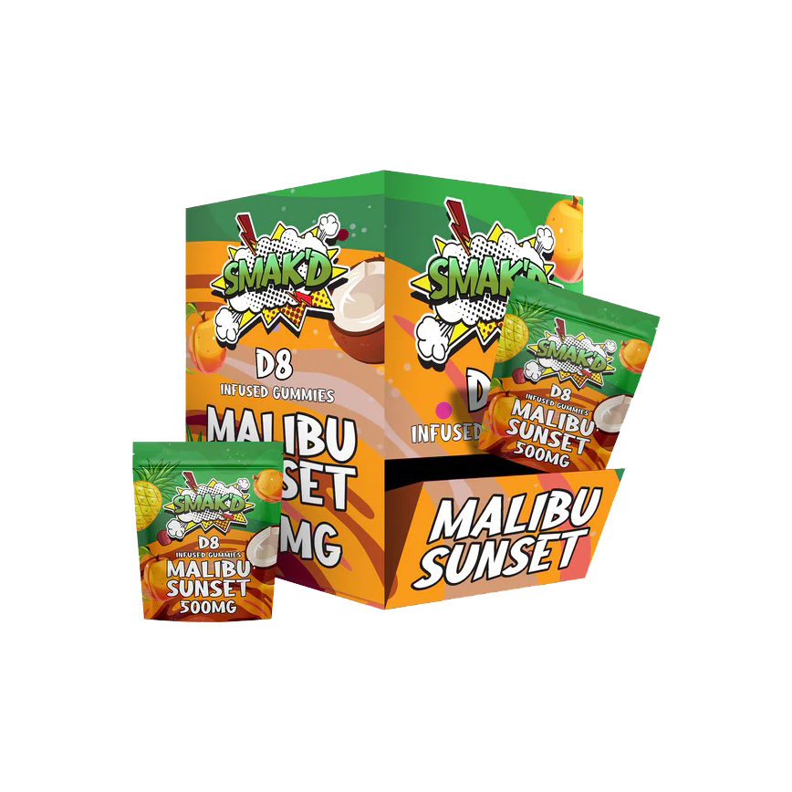 SMAK'D Infused Gummies Malibu Sunset 30Ct