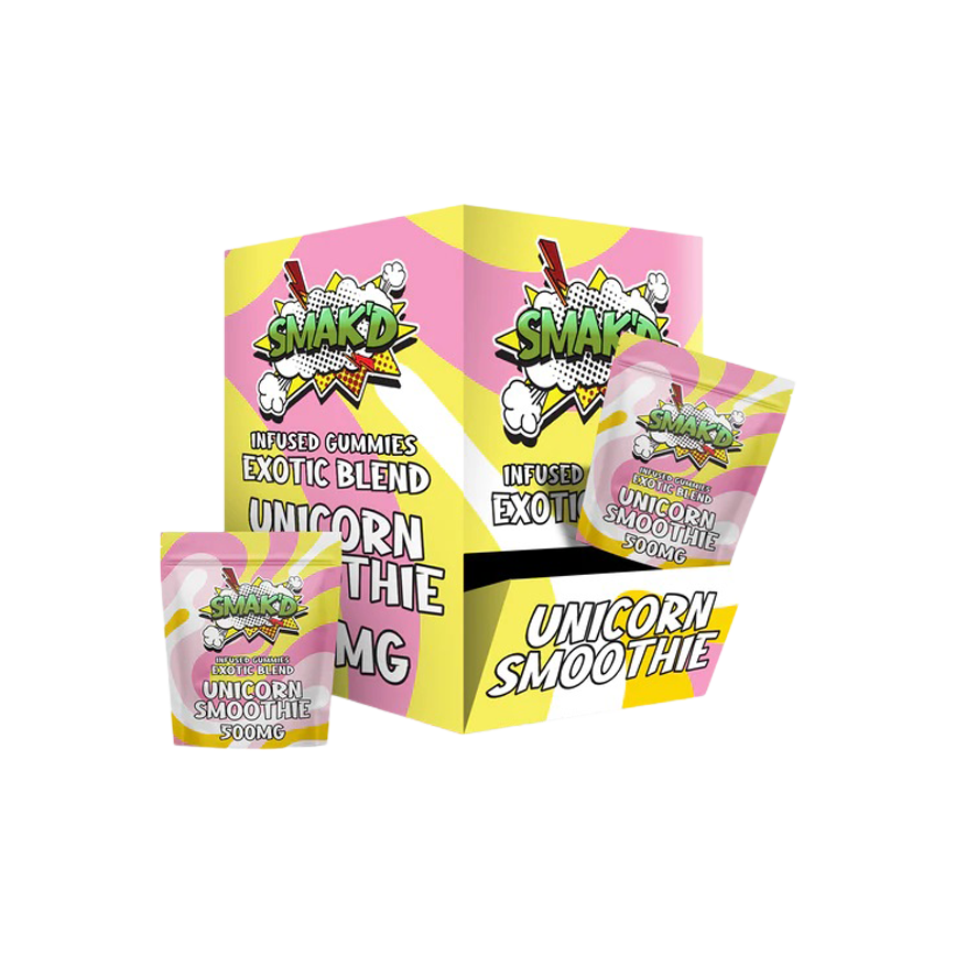 SMAK'D Infused Gummies Unicorn Smoothie 30Ct