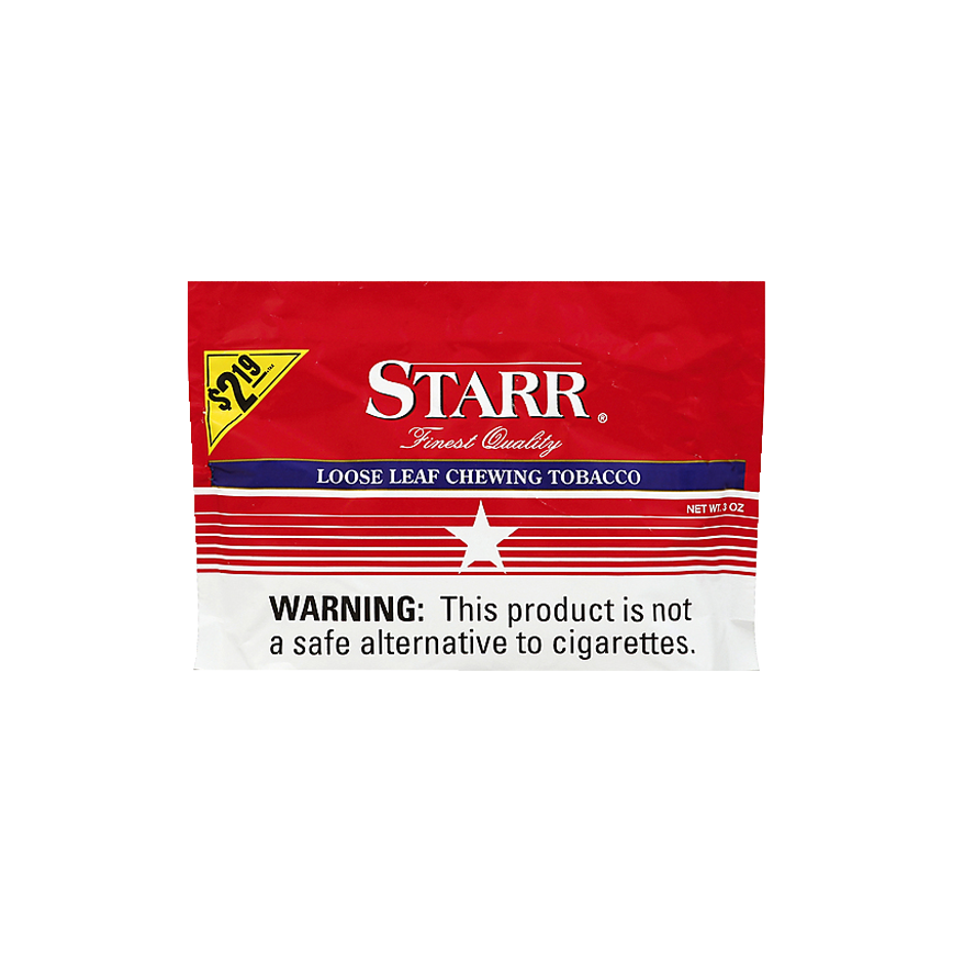STARR مضغ التبغ العادي 2.19 دولارًا أمريكيًا 12-3 أونصة Pch
