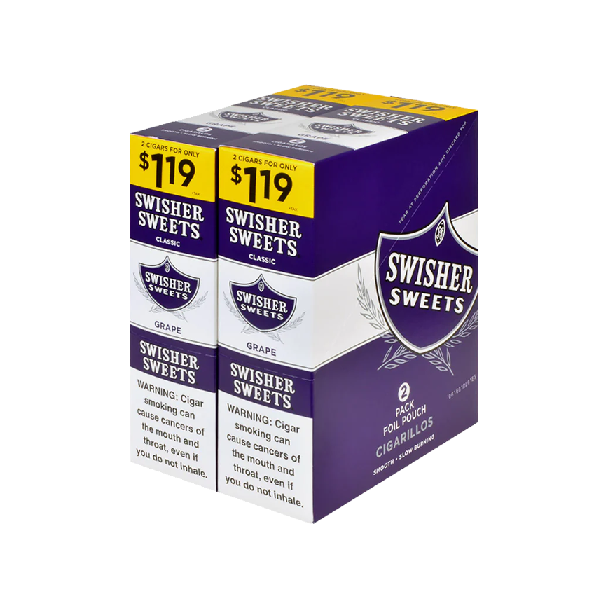 Swisher Sweet Grape 2/$1.19 30Ct
