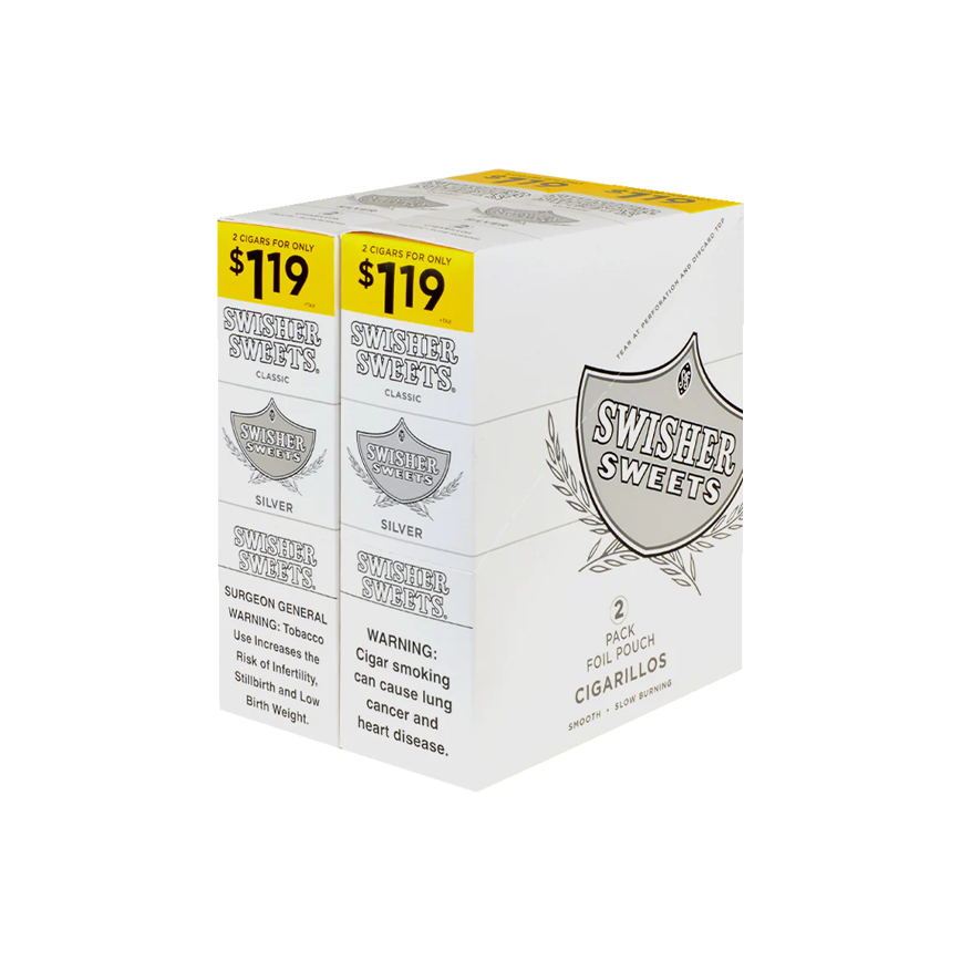 Swisher Sweet Silver 2/$1.19 30Ct