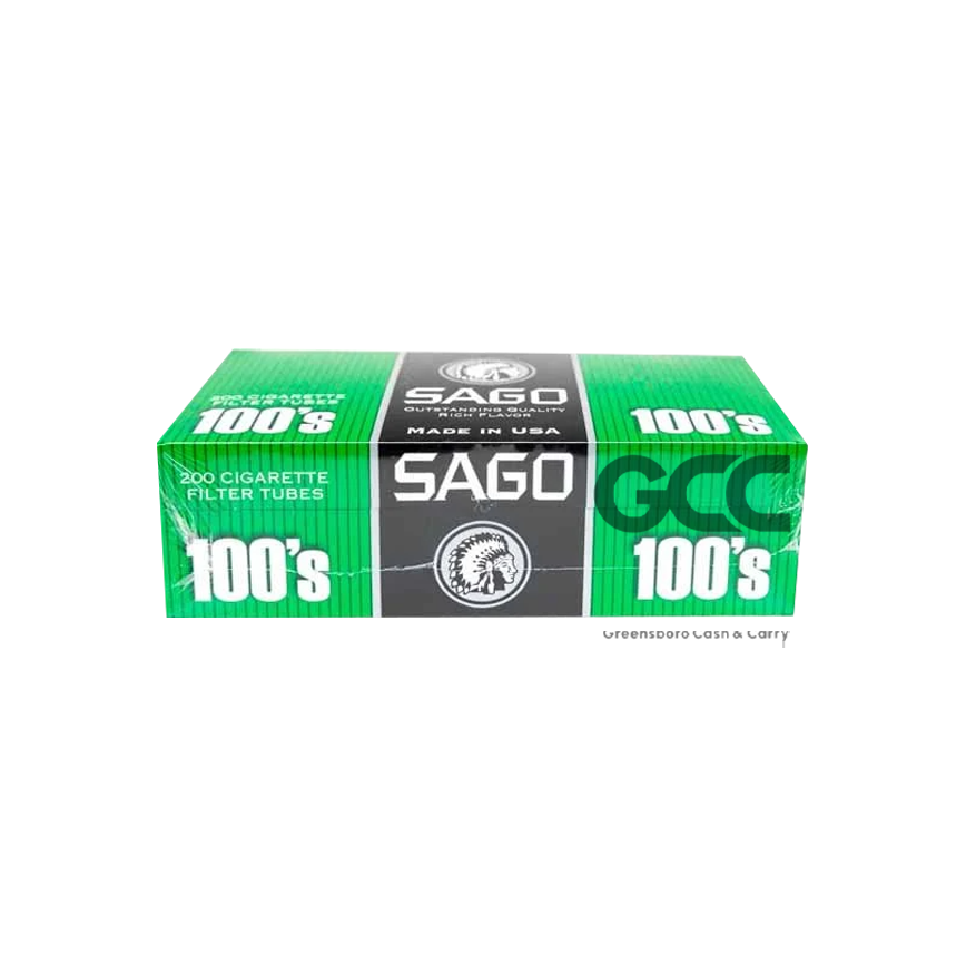 Sago Tubes Green 100mm