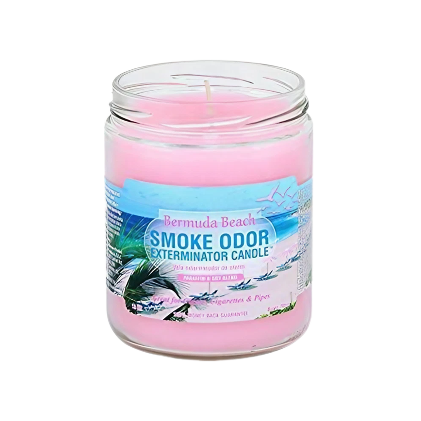 Smoke Odor Candle Bermuda Beach 13Oz