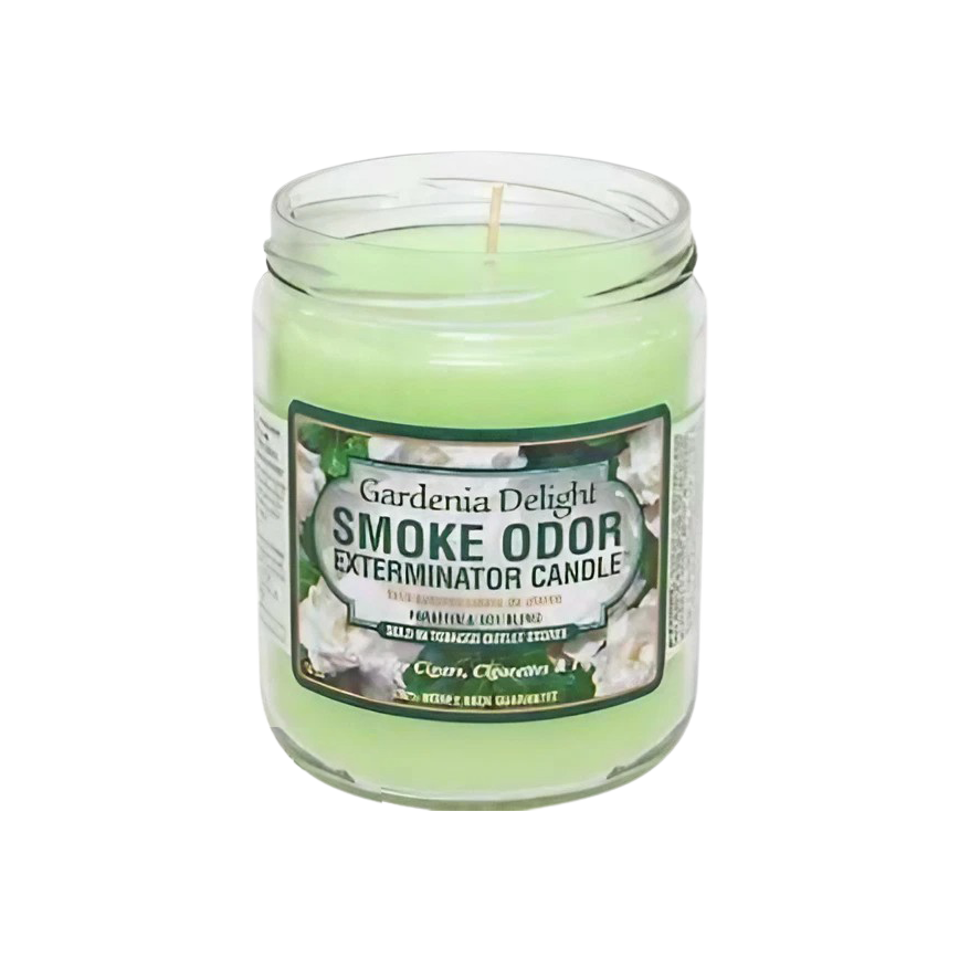 Smoke Odor Candle Gardenia Delight 13Oz