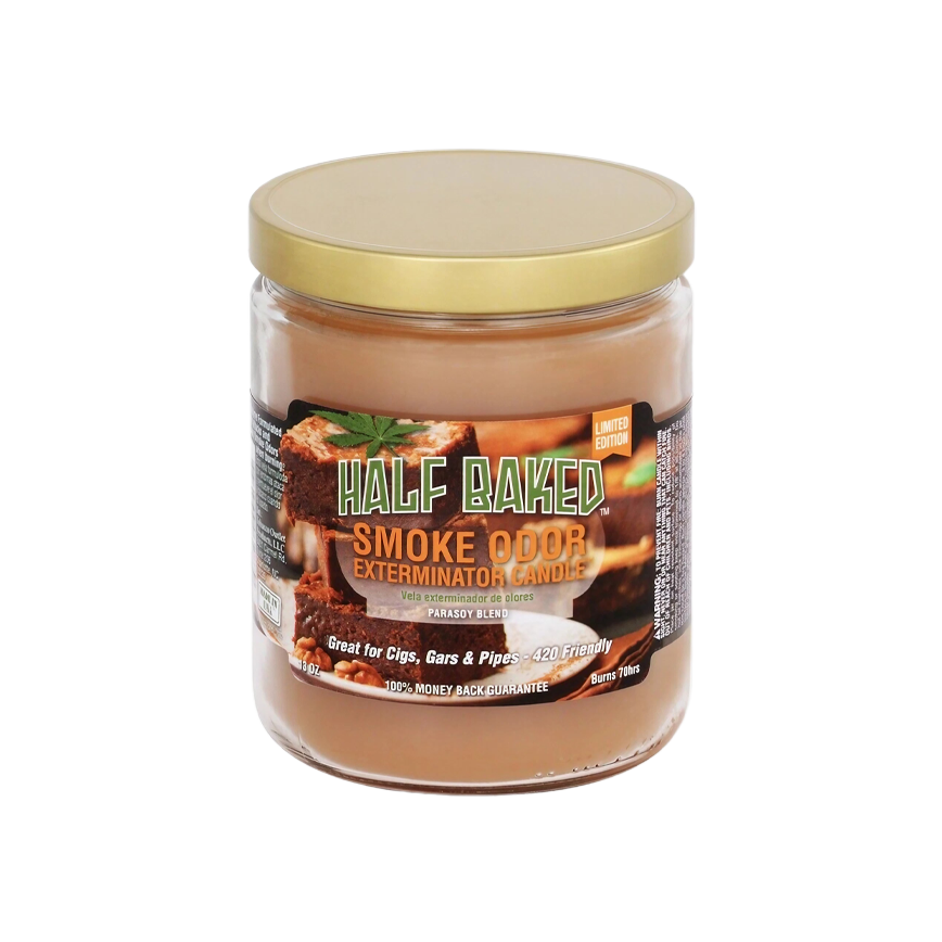 Smoke Odor Candle Half Baked 13Oz