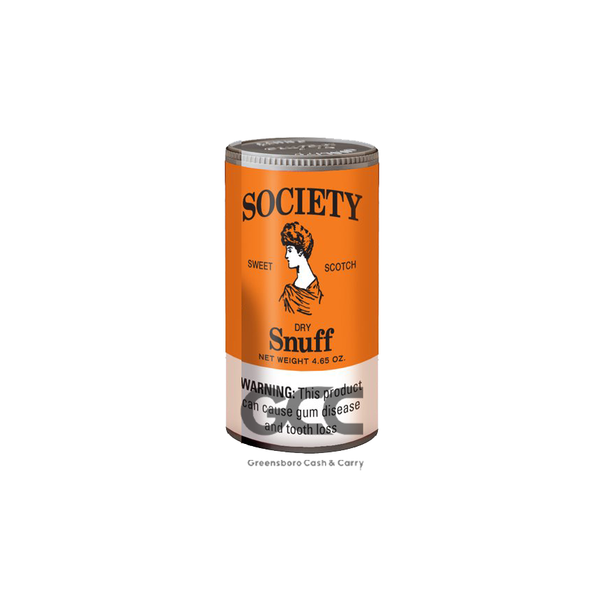 Society Sweet Scotch Dry Snuff 4.65 Oz