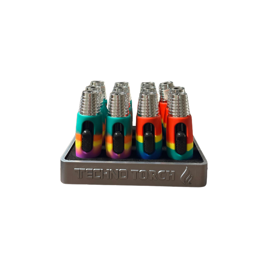 Techno Rainbow Torch 12Ct