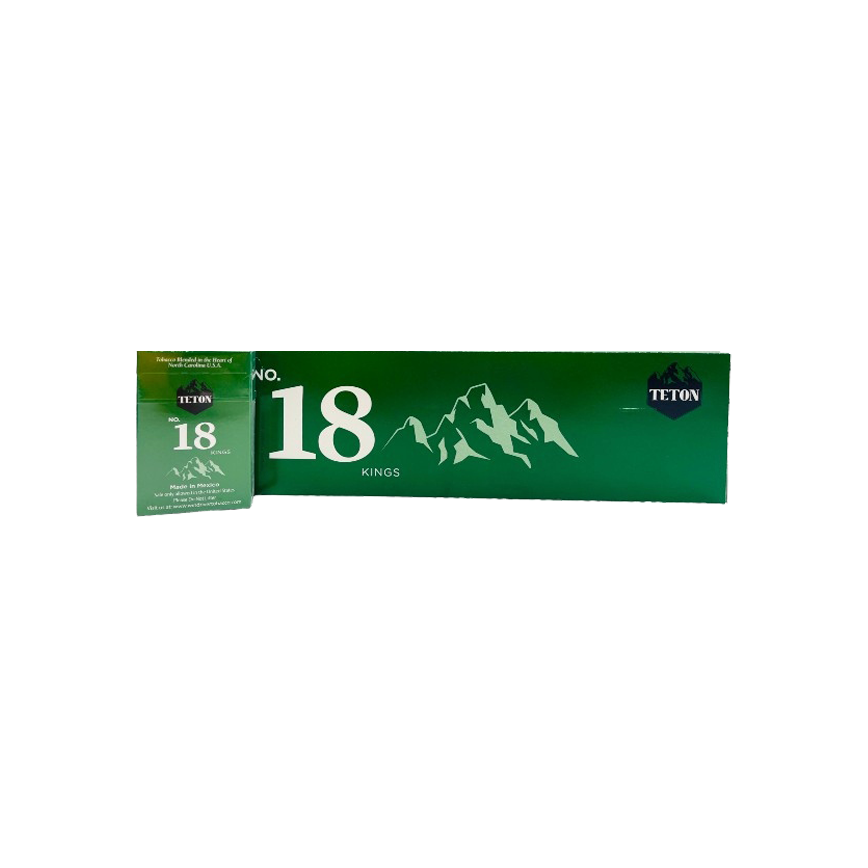 تيتون 18 المنثول الأخضر 100 علبة
