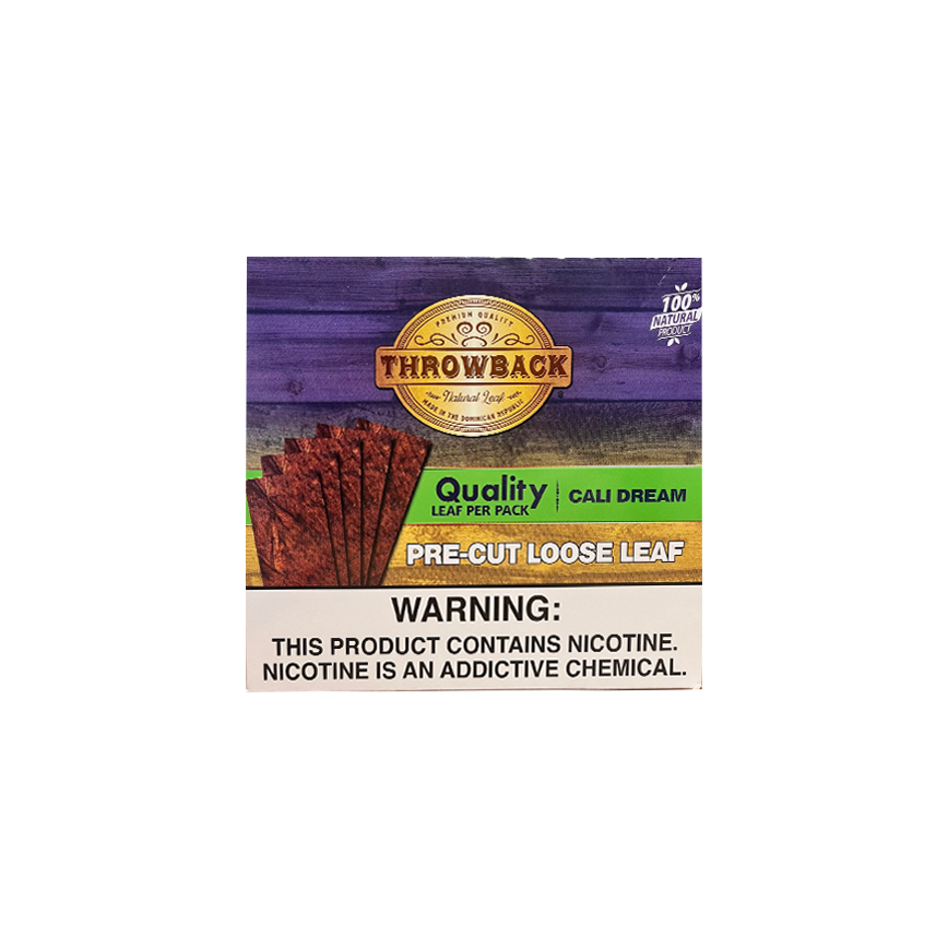 Throwback Pre-Cut Loose Leaf Cali Dream 8Ct