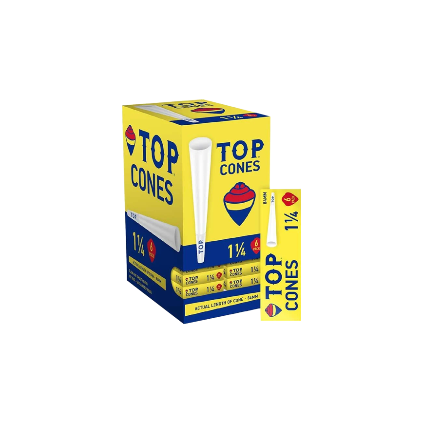 Top cones Slow And Smooth Burn 1 1-4 6Ct