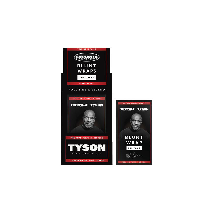 Tyson Futurola Blunt Wraps Tobacco Free 25Ct