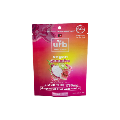 URB  10 & 8 THC Vegan Gummies 1750mg