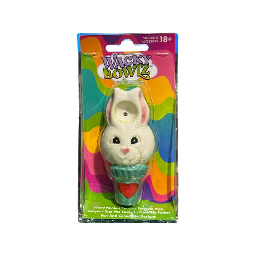Wacky Bowlz Ceramic Hand Pipe