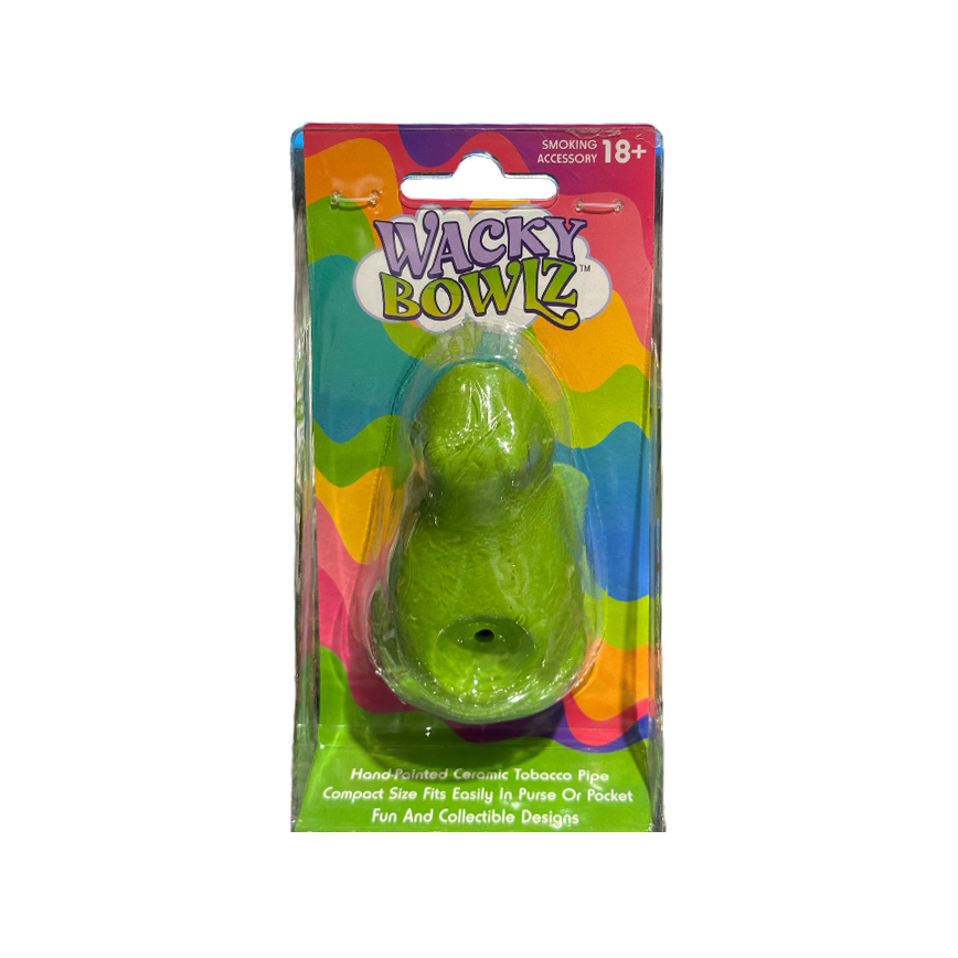 Wacky Bowlz Ceramic Hand Pipe