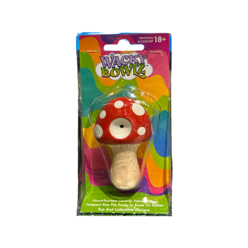Wacky Bowlz Ceramic Hand Pipe