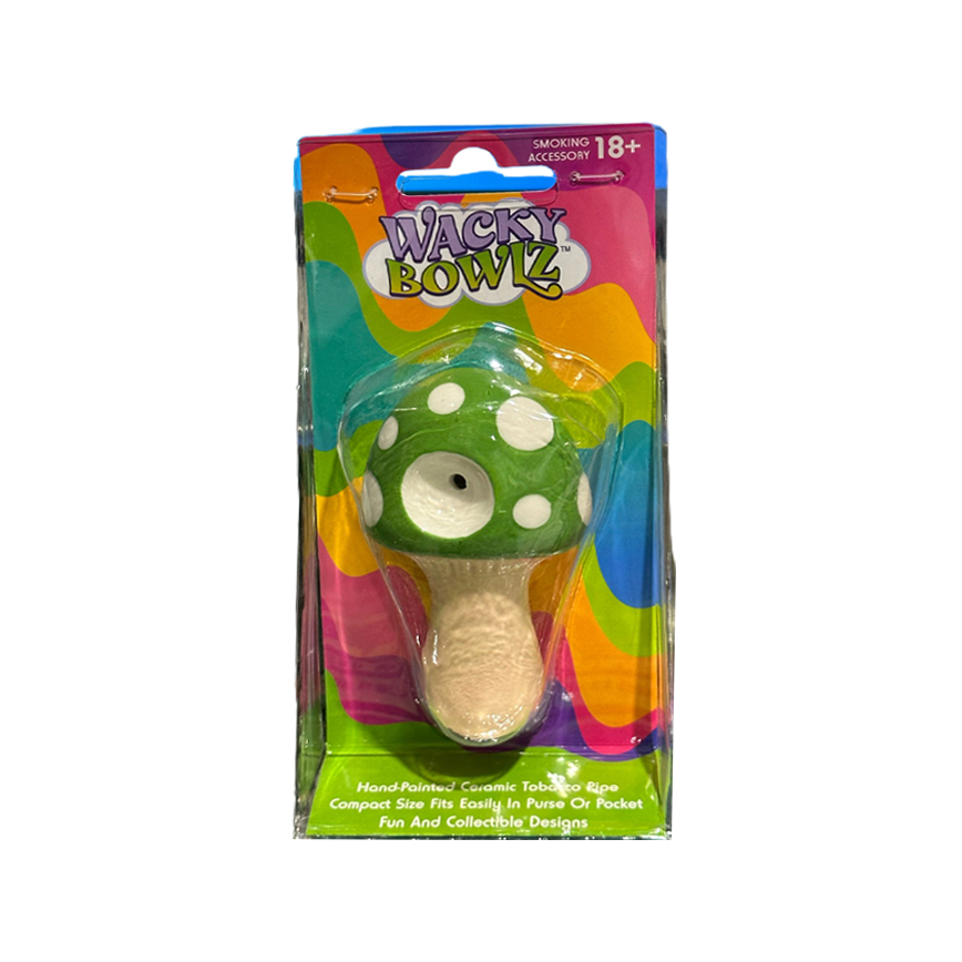 Wacky Bowlz Ceramic Hand Pipe