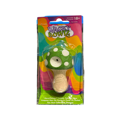 Wacky Bowlz Ceramic Hand Pipe