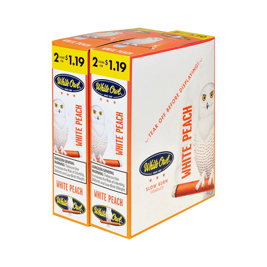 White Owl White Peach 2/$1.19 30Ct