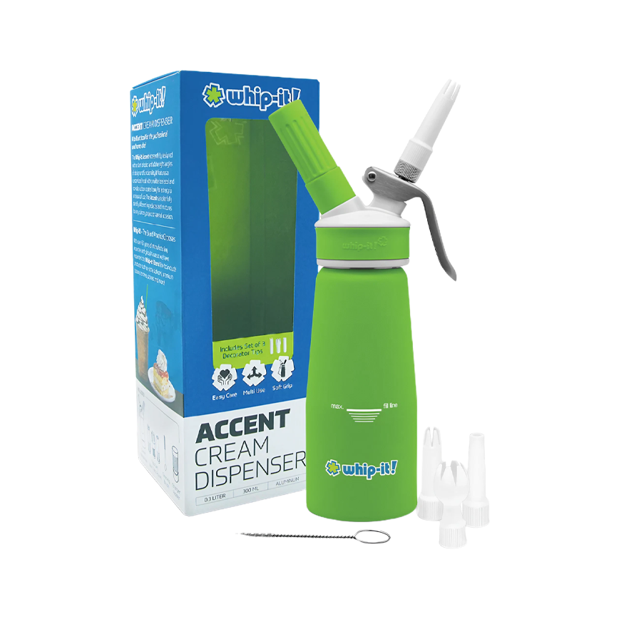Whip It Accent Cream Dispener Green