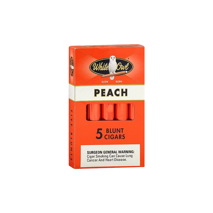 White Owl Blunt Peach 5Pk 5Ct