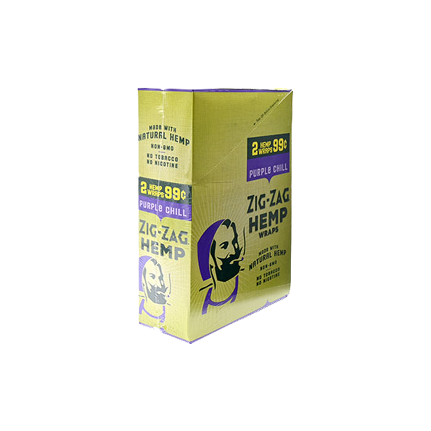 Zig Zag Hemp Wraps Purple Chill 2/99¢