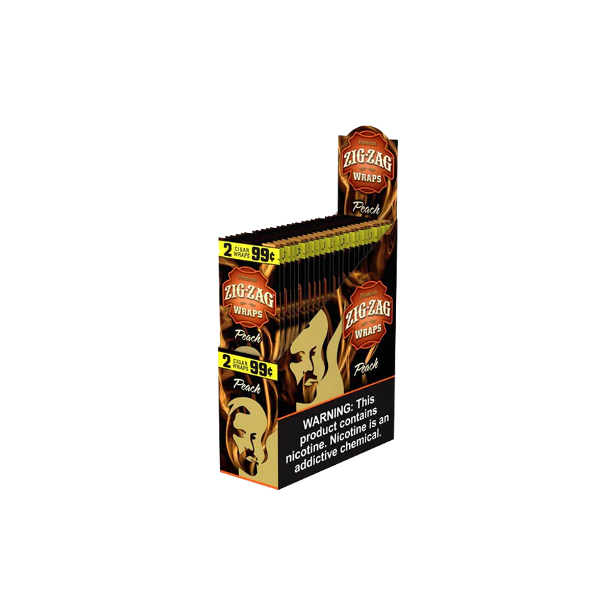 Zig Zag Wrap Peach 2/99¢