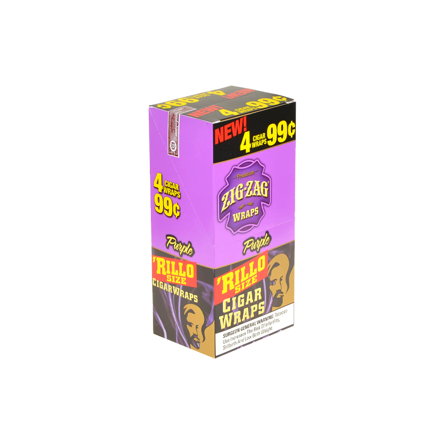 Zig Zag Wrap Purple 4/99¢
