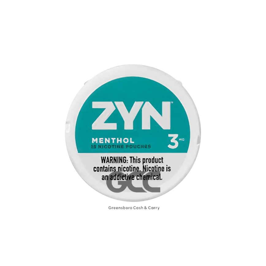 Zyn Menthol Pouch 3Mg